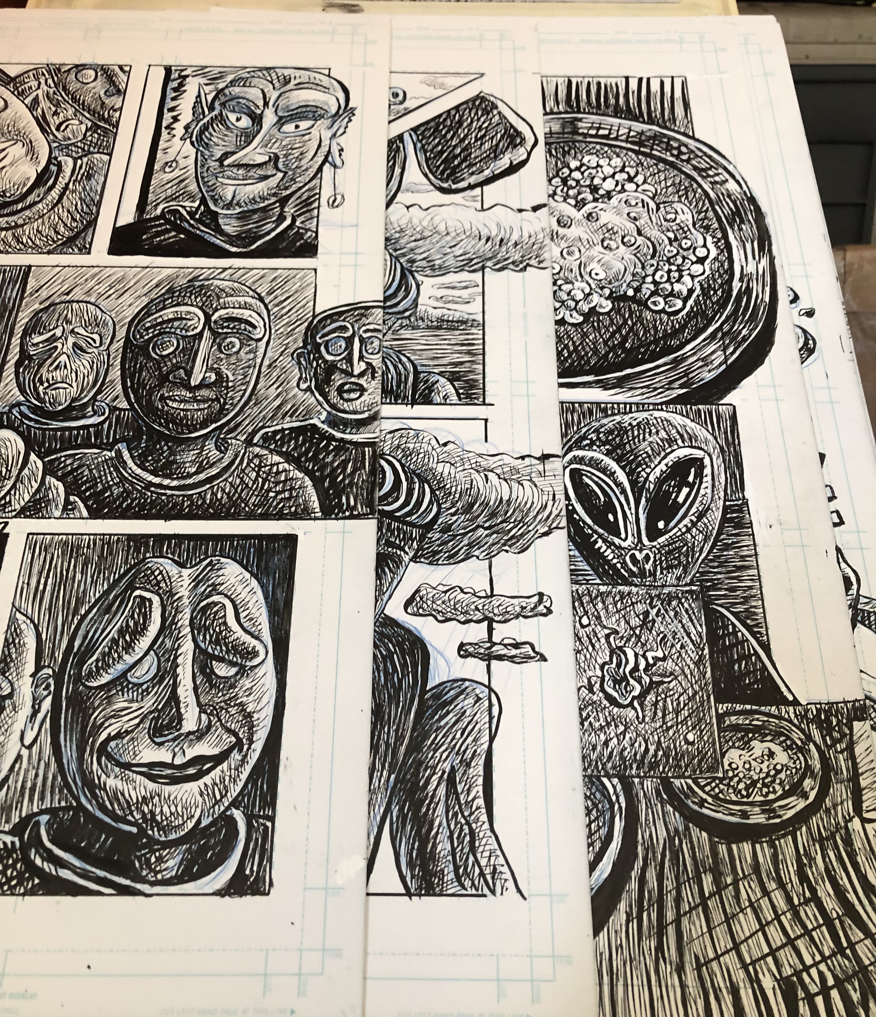 Slow But Steady Progress On My Comic Project – Dinner Melted
