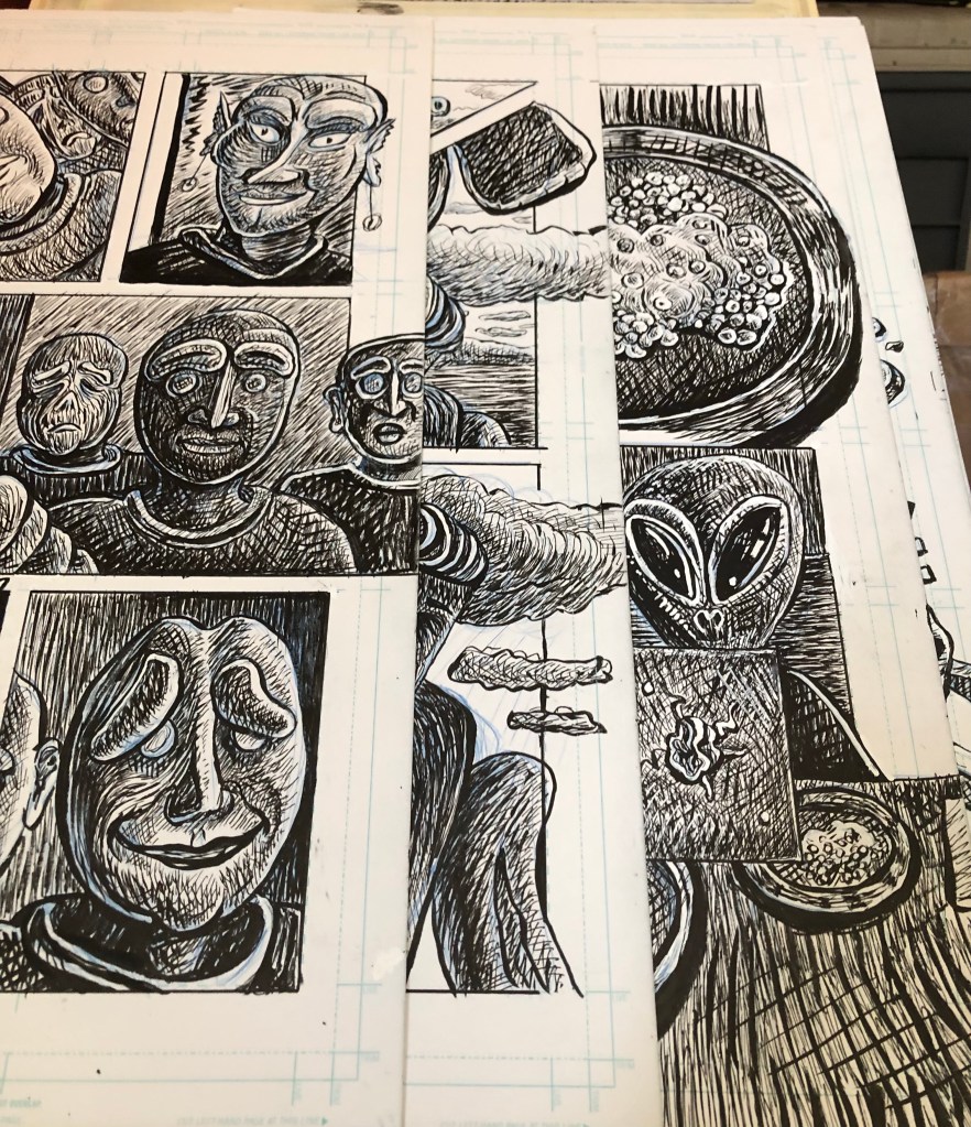 Slow But Steady Progress On My Comic Project – Dinner Melted