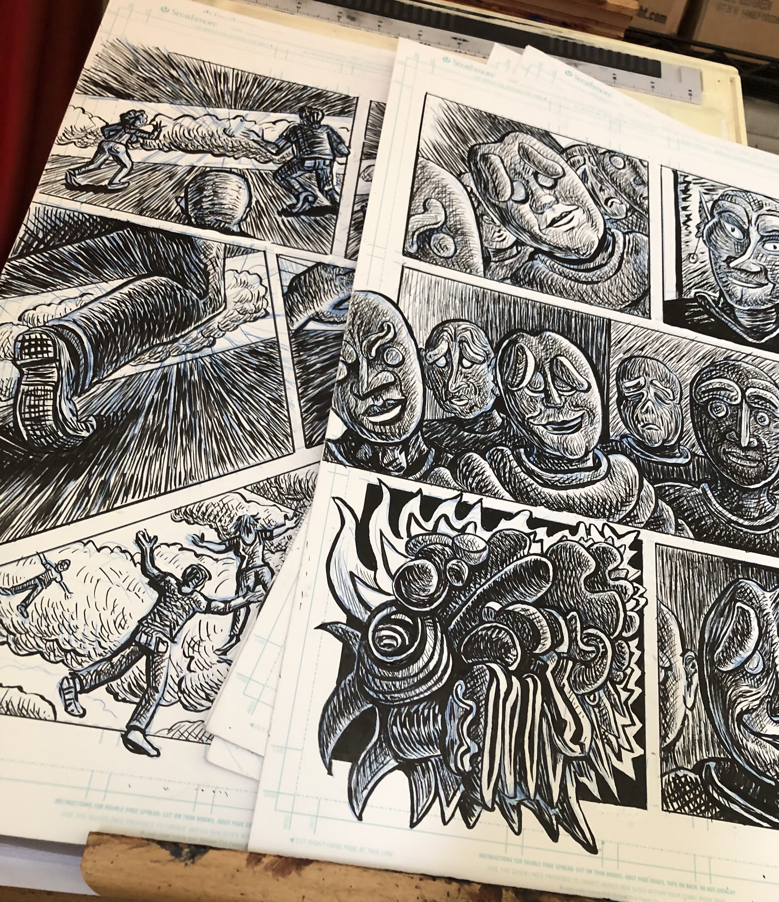 Slow But Steady Progress On My Comic Project – Dinner Melted
