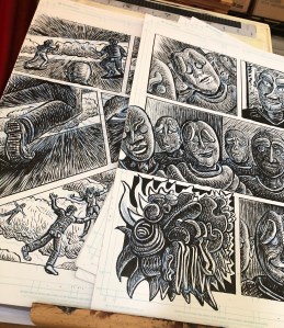 Slow But Steady Progress On My Comic Project – Dinner Melted